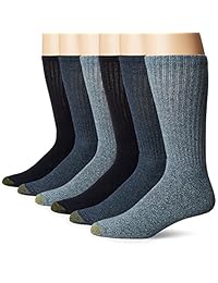 Paquete de 6 hombres con punta dorada Harrington Crew