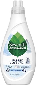 Seventh Generation Fabric Softener, 32 Fluid Ounce