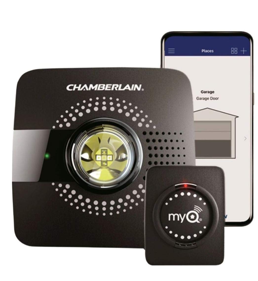 Photo 1 of Chamberlain MyQ Smart Garage Hub - Wi-Fi enabled Garage Hub with Smartphone Control, Model MYQ-G0301, Old Version, Black