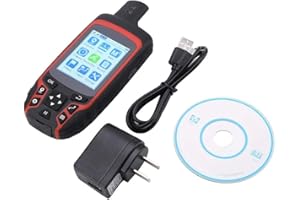 Jeanoko Handheld GPS Navigator, GPS Navigator Portable Handheld GPS Compass Location Tracker USB Rechargeable for Outdoor Hik