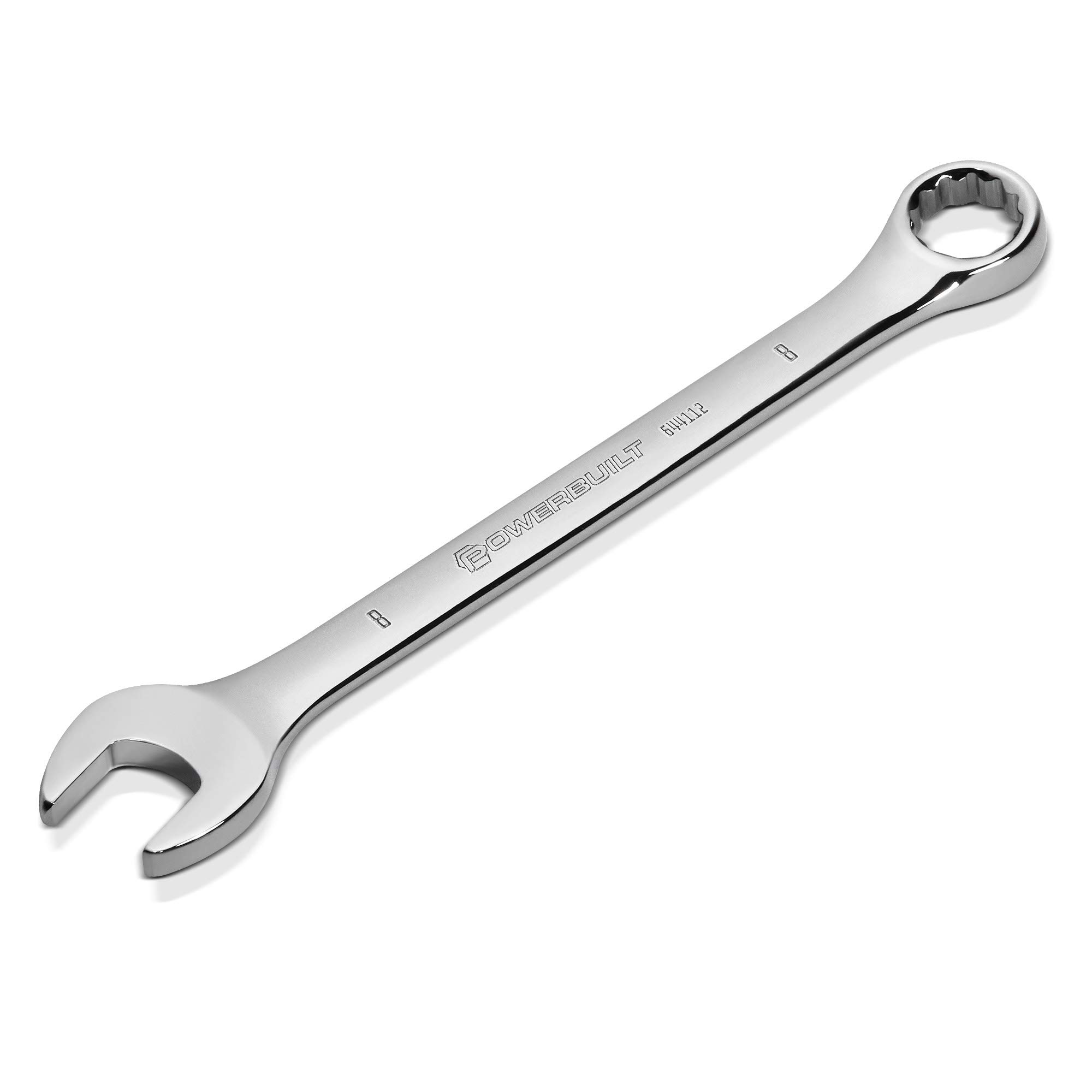 Powerbuilt 644112 Metric Mirror Polished 8mm Combination Wrench — image 1