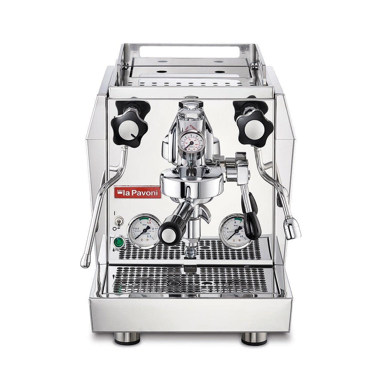 La Pavoni Semi-Professional Coffee Maker with a Capacity of 1.8l from Smeg Evoluzione Botticelli LPSGEV01EU, Steel