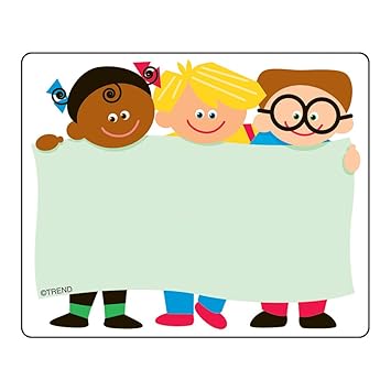Furry Friends Name Tag Stickers School Labels Party Home