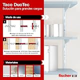 fischer DUOTEC 10 Cavity Fixing Red Grey Set of 20 view 6