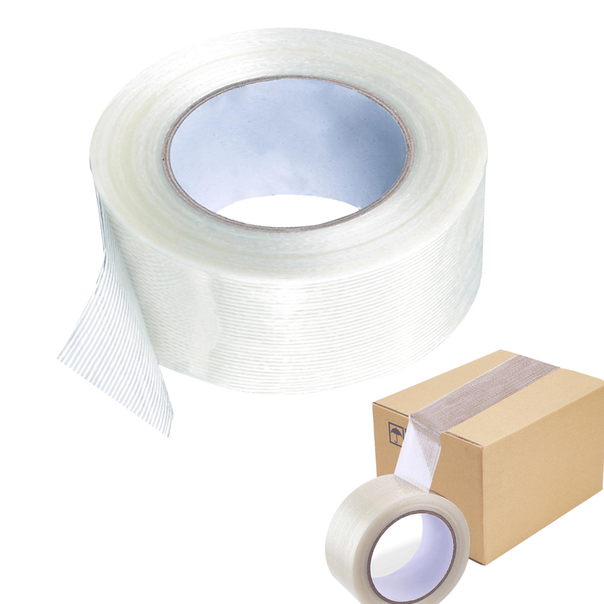25M/82FT Clear Duct Tape Waterproof Heavy Duty, Clear Waterproof Tape Duct Tape High Performance Weather Resistant Tape Sealing Repairing Tying for DIY Discreet Repairs Commercial and Industrial