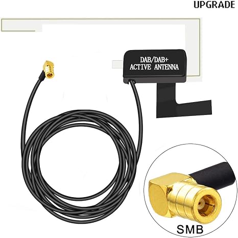 Antenna Auto Corta Antenna DAB+ Auto Con Amplificatore - Migliora - 2