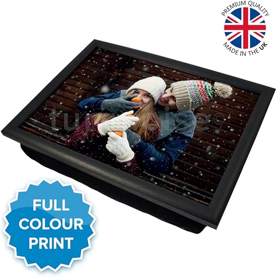 Large Personalised Custom Photo Lap Tray Lap top Amazon.co.uk Electronics