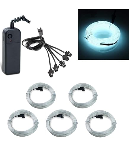 Lysignal 16ft Neon Glowing Strobing Electroluminescent Light Super - View #10