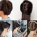 2pcs Women DIY Fast Styling Volume Insets Hair Clip Boost Comb French Twist Maker Fast Volume Twist Hair Boost Comb Hair Up Maker Tool Set (Dark brown)