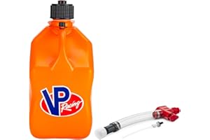 VP Racing Trigger Fuel Hose Fluid Control System with VP Racing 5.5 Gallon Motorsport Racing Container Utility Jug, Orange 3572-CA