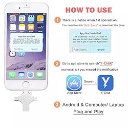 USB Flash Drive Photo Stick 64GB - 4 in 1 USB 3.0
