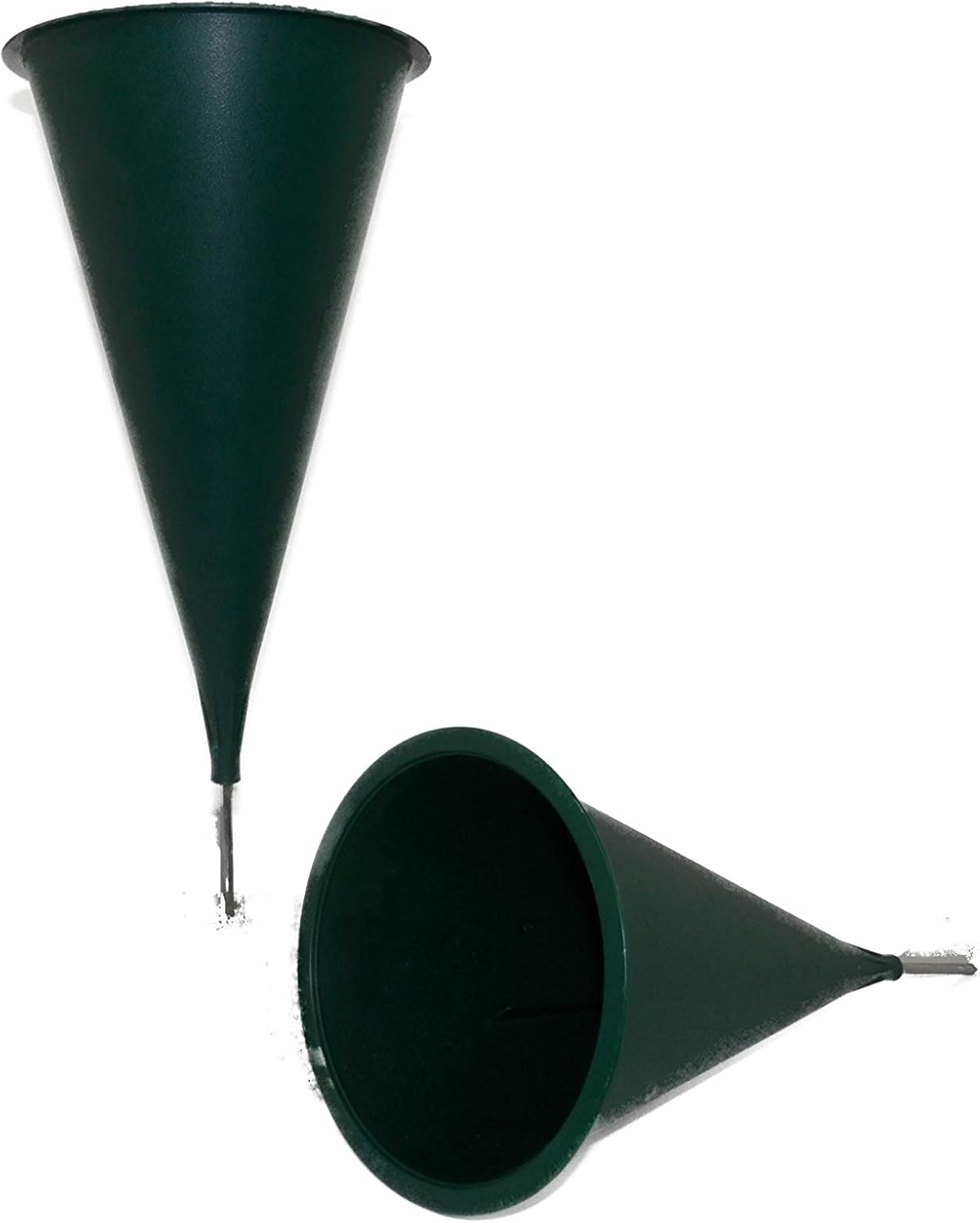 Cemetery Memorial Vases with Metal Spike Set of 2 B075HM1741