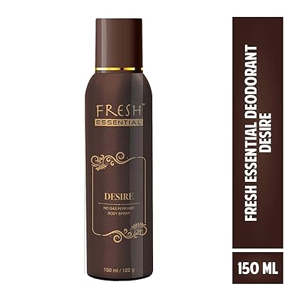 Fresh Essential No Gas Deodorant - Desire, 150 ml