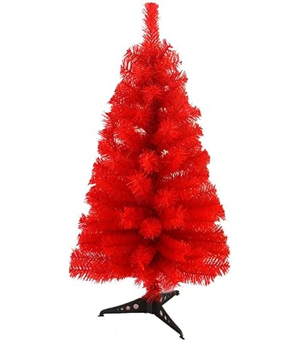 Amazon.com: Kadunmina 7ft Artificial Red Christmas Tree