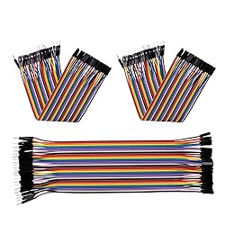 ELEGOO 120pcs Multicolored Dupont Wire 40pin Male