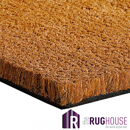 Grey Coir Entrance Matting 1 Meter Width 17mm Choose Your Length In 0
