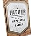 Hallmark Mahogany Father's Day Card for Dad (True Wealth Plaque)