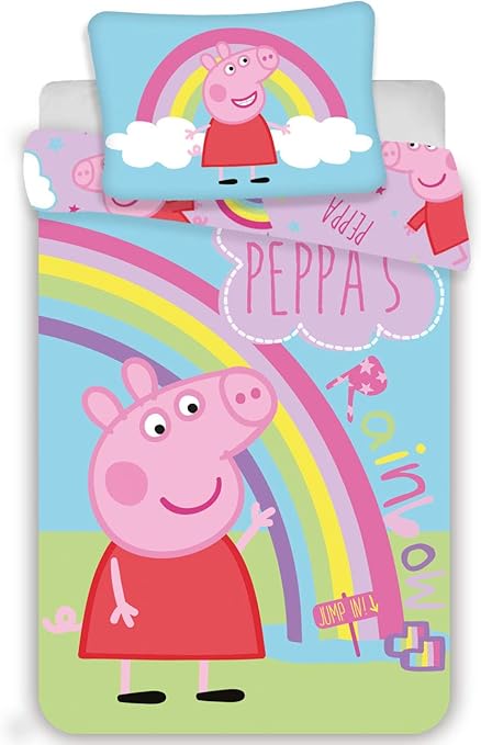 peppa pig crib sheets