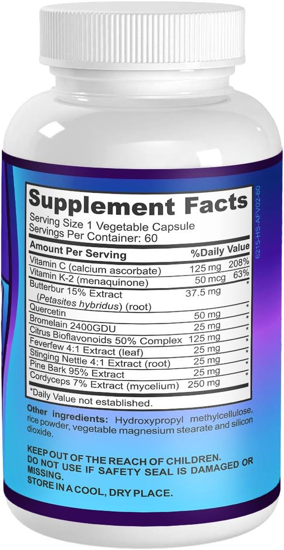Respiratory-MAX: Respiratory Support Supplement / Lung Health Supplements - 60 Capsules: Health & Personal Care