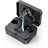 Qozybuds Electronic Shooting Ear Protection Earplugs, 29dB SNR, 70H Playtime, Bluetooth 6.0 Hunting Ear Protections, IPX6 Waterproof, Memory Foam Earbuds, for Shooting Ranges, Concert, Work