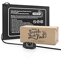 Amazon.com : Tikaton Reptile Heat Pad - Adjustable Temperature Under Tank  Heater for 10-20gal/30-40gal Tank, Terrarium Heat Mat for  Turtle/Snake/Lizard/Frog/Spider/Plant Box : Pet Supplies