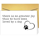 GVMGVM Pet Dog Loss Sympathy Card, Sympathy Gifts for Someone Loss of Dog, Thinking of You Card for Friend Loss of Dogs Pet, Sorry For Your Loss For Dog Owner