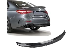 BDBO Rear Spoiler Wings for Mercedes Benz C Class W206 Sedan C300 C43 4MATIC Trunk Lid Duckbill 2023 2024 2025 Trunk Spoiler Wing Trunk Tail Rear Trunk Lid,Glossy Black