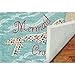 Liora Manne Frontporch Indoor Outdoor Rug - Novelty Design, Hand Hooked, Weather Resistant, UV Stabilized, Foyers, Porches, Patios & Decks, Mermaid Crossing, 1'8