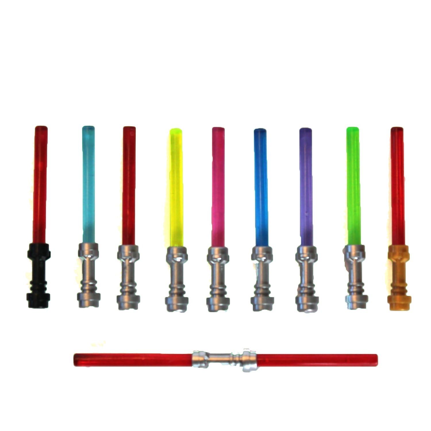 LEGO® Star Wars™ Lightsaber Lot - 10 Rare Colors & Hilts