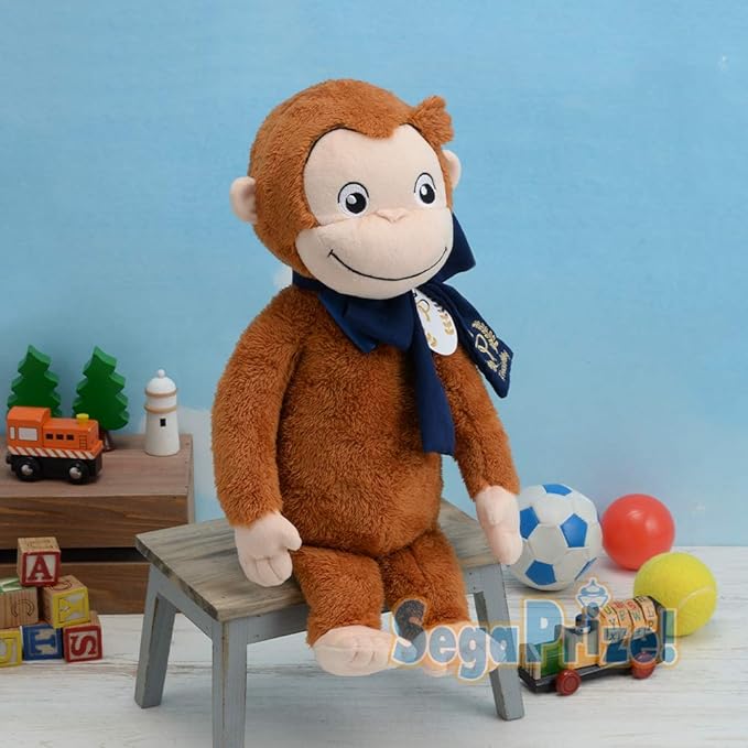 Amazon おさるのジョージ ぬいぐるみ Preciality スペシャルぬいぐるみ 約35 おもちゃ おもちゃ