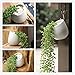 Y&M Succulent Planter, (TM) Flower Pots Indoor Ceramic Gardening Planting Vase for Succulent and Cactus Plants with Hook
