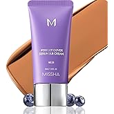 MISSHA M PERFECT COVER SERUM BB CREAM No.33 Tan -Tan with Warm Undertone, BB Cream by Cardi B Pick, Skin Tint, Tinted Moisturizer, Skin Care Foundation Makeup, Korean Makeup, 1.18 Fl oz