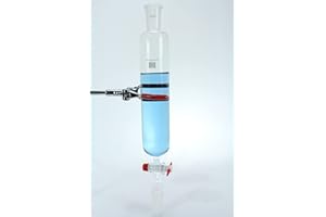 Separatory Funnel, PTFE Stopcock, Borosilicate Glass, 250 ml, 24/40