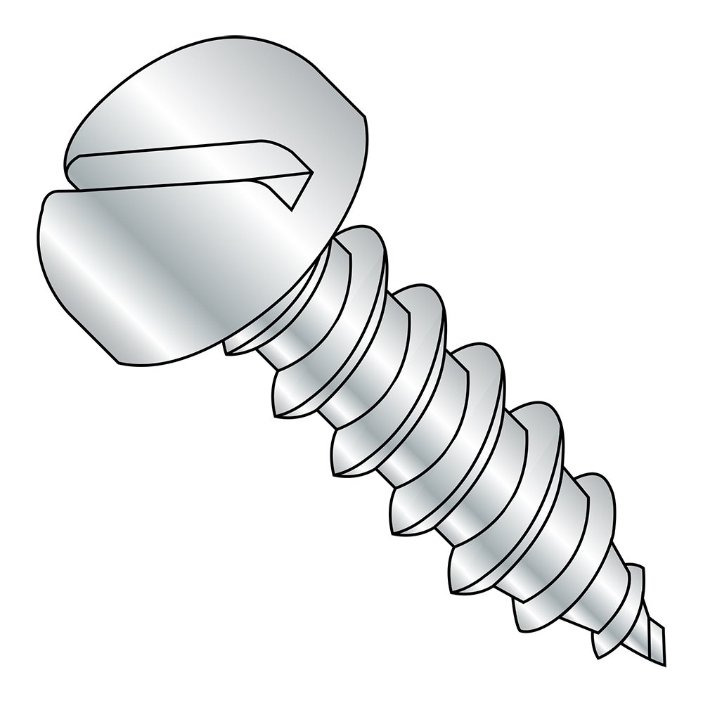 Sheet Metal Screws Tools Home Improvement Slotted Drive Type A 10 12