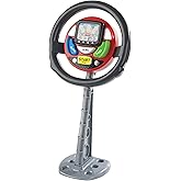 Casdon Sat Nav Steering Wheel - Toy Driving Wheel with Spoken Commands, Flashing Lights, & Motoring Sounds - Suitable for Pre