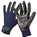 Pet Grooming Gloves - Left & Right - Enhanced Five Finger Design - for Cats, Dogs & Horses - Long & Short Fur - Gentle De-Shedding Brush - Your Pet Will Love It