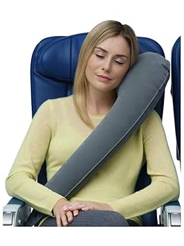 Anvey Portable Essential Inflatable Travel Rest Pillow (Standard Size)