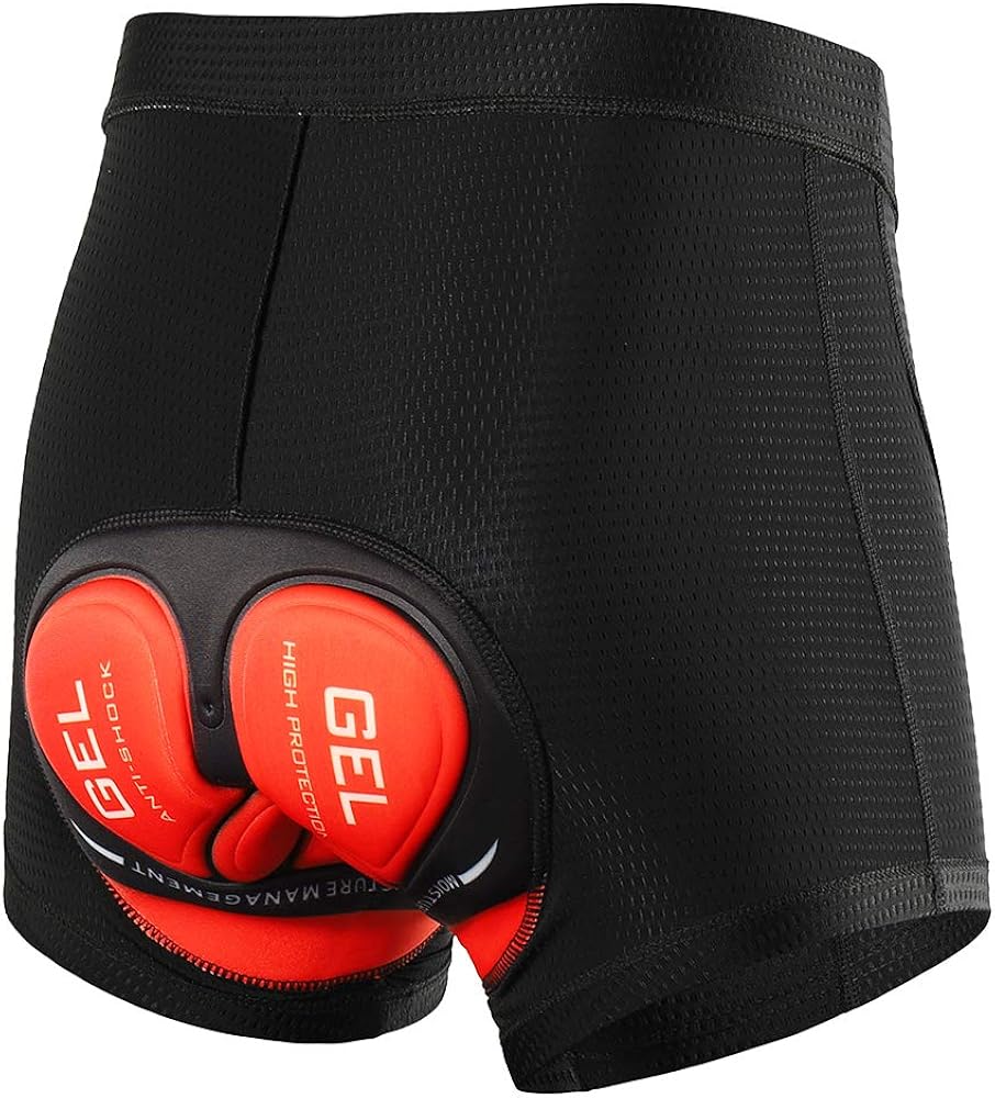 Lixada Men's Cycling Shorts 3D Padded MTB Bicycle Bike Underwear Shorts Breathable Quick Dry Shorts (Optional): Clothing