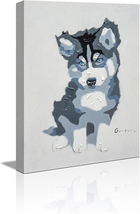 husky wall art