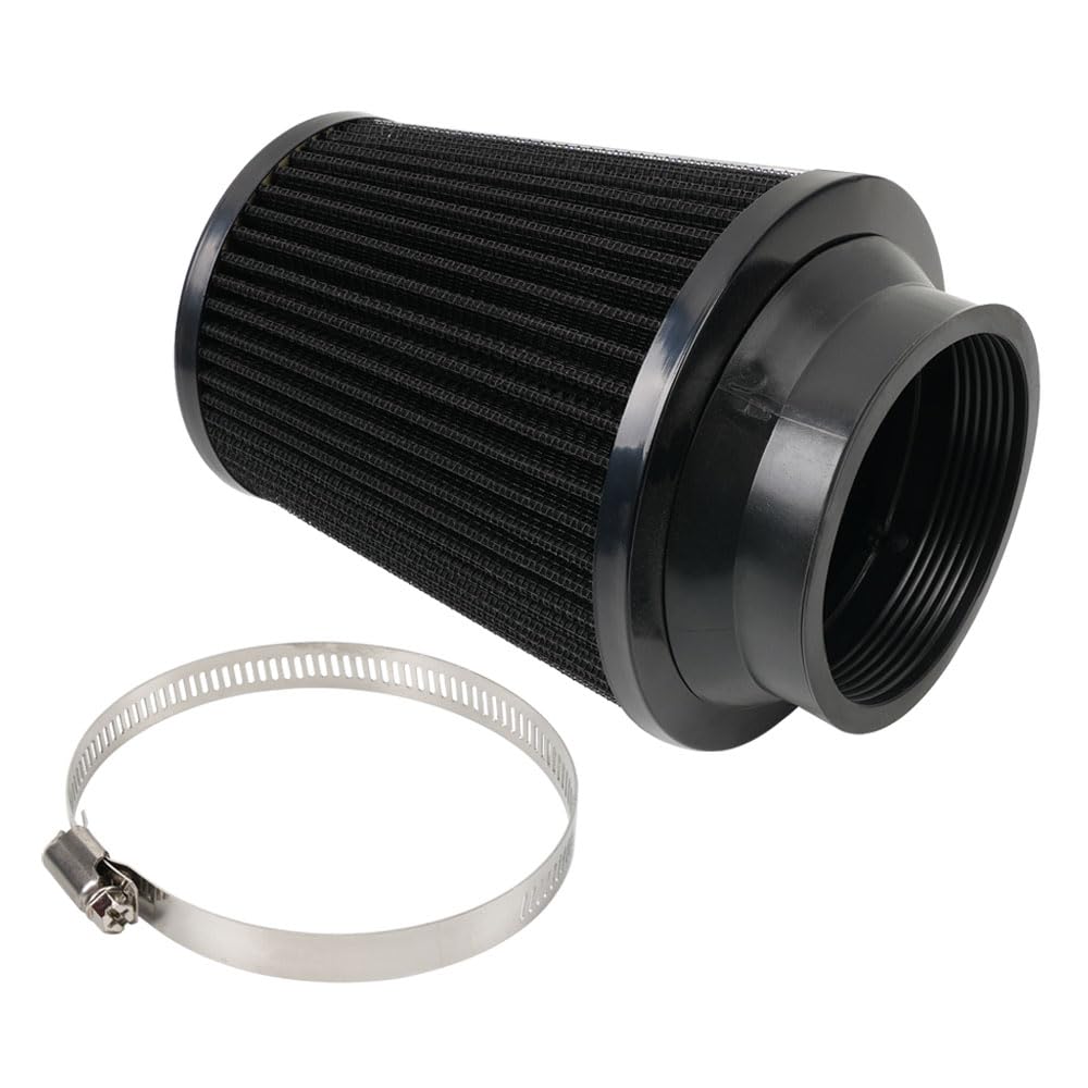 Universal Clamp-On Air Intake Filter, High Performance, Washable 3 In Purple