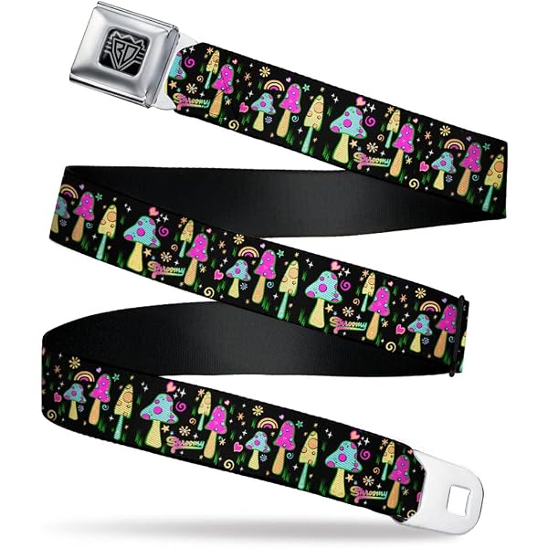 Floral D-Ring Seatbelt Waist Belt - Pink Multicolor Amazon.com: Buckle-Down Seatbelt Belt - Rose Trio/Leaves  main image 4