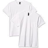 Hanes Men's Nano Premium Cotton Pocket T-Shirt (Pack of 2)