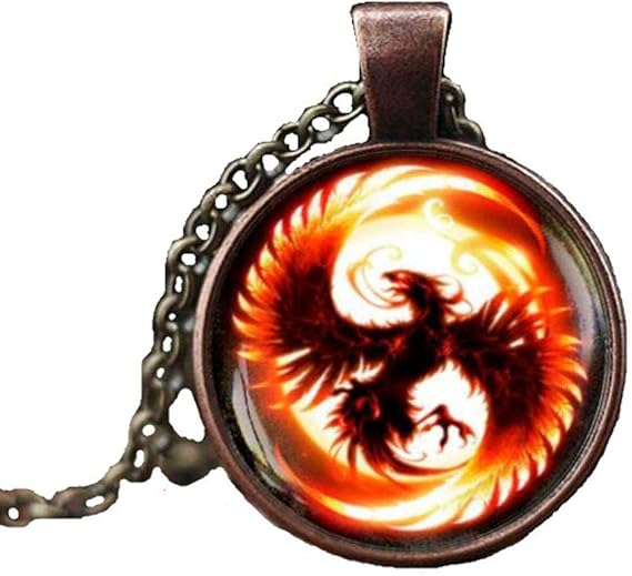Phoenix Necklace, Phoenix Pendant, Pheonix Jewelry, Phoenix Charm, Men’s Necklace Amazon.ca