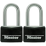 Master Lock Black Vinyl Covered Aluminum Padlock
