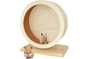Hamster Exercise Wheels | Chinchilla Wheel Hamster Cage Accessories,Wooden Spinner Small Animal Toys, Exercise Accessories Pe