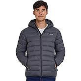 Spyder Packable Puffer Jacket Men with Hood, Lightweight Winter Jackets for Men