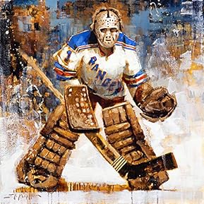 Ed Giacomin New York Rangers Poster Print Unframed - Hockey Wall Art Decor Goalie NY Rangers Gift - Image 3