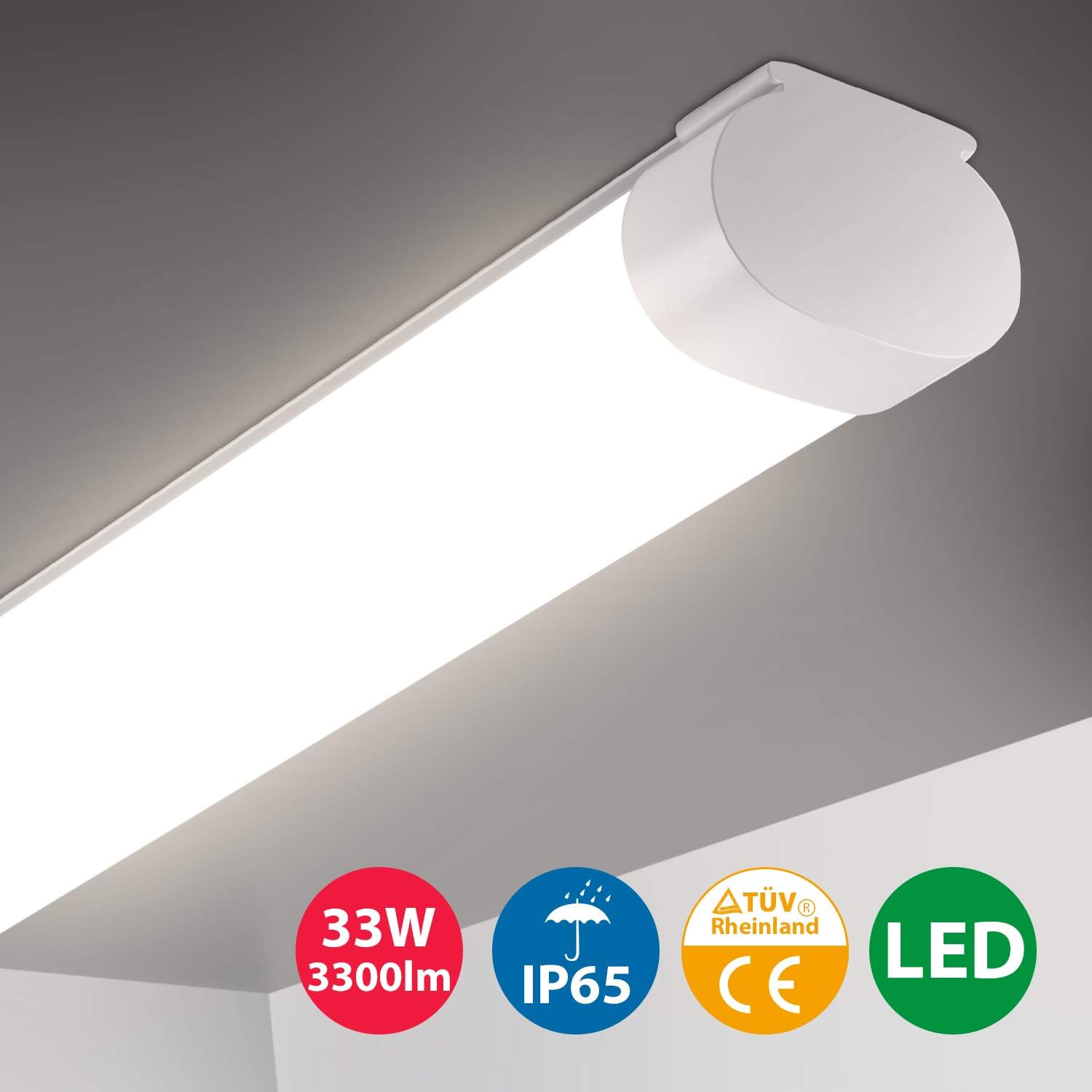 Oeegoo LED moistureproof light LED ceiling light bathroom