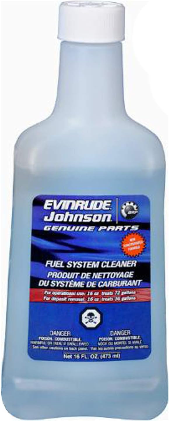Johnson Evinrude Fuel Systems Cleaner 12-oz- 2 or 4 Cycle: Automotive
