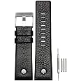 Finjin R Calfskin Leather Watch Band Suitable for Men's Diesel Watches
